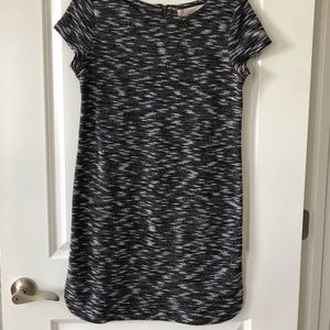 Black & White Textured Tunic/Dress